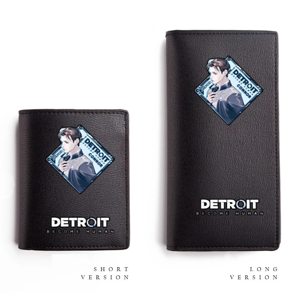 

Detroit: Become Human Wallet Bifold Long Short Pattern Purse for Teenagers