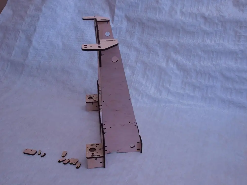 DIY Anet A8/Hesine M505/Tronxy 3d принтер клон Рамка комплект лазерная резка 6 мм фанерная