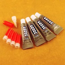 Cola 5ml e6000 50 peças, (50 bicos de 50 peças) multi propósito adesivos artesanato jóias strass de vidro resina de pérola diy ferramentas E-6000