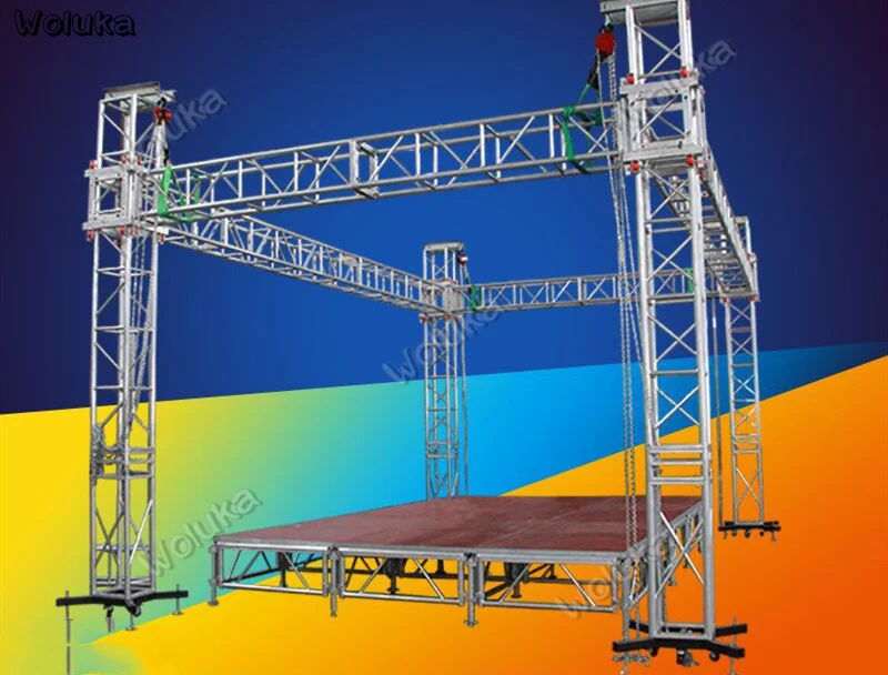 

4*5m Background frame Steel stage Shelf truss aluminum alloy lighting frame background frame CD50 W03