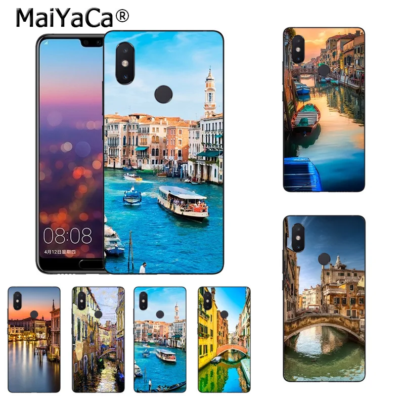Защитный чехол для телефона MaiYaCa Water City Венеция Италия закат xiaomi mi 8se 6 note2 note3 redmi 5