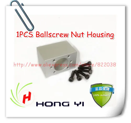 

Free shipping 1pcs Aluminum Railing Parts Ballscrew Ballnut Housing Bracket Holder For SFU1204 Ball screw