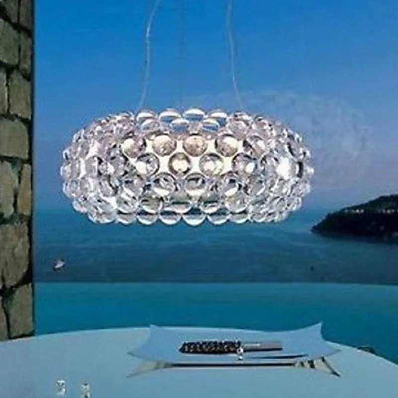 Новая Подвесная лампа в форме шара для спальни foscarini cabче светильник диаметром 35 /