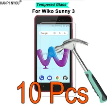 10 шт./партия для Wiko Sunny 3 Sunny3 5," 9 H твердость 2.5D ультратонкая закаленная стеклянная пленка защитная пленка для экрана