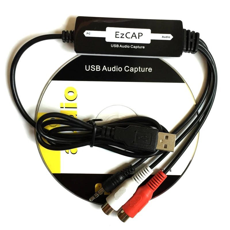 3.5 мм RCA RL USB Audio Capture для windows10 Mac ОС Linux, преобразование аналоговых аудио в цифровой формат, легко принять и работать