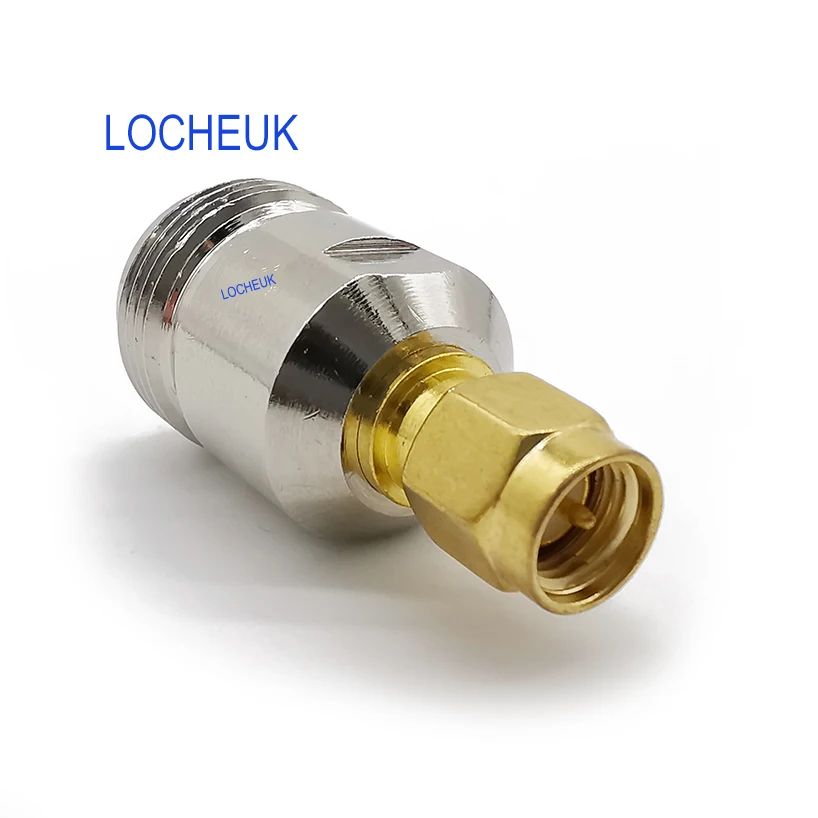 SMA штекер N гнездо RF коаксиальный адаптер F/M прямой разъем для бустер мобильного