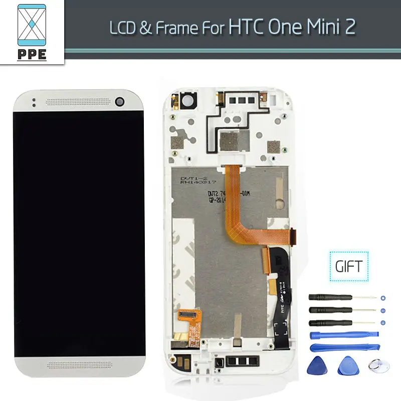 ФОТО LCD Screen for HTC One Mini 2 Lcd Display Touch Screen Digitizer Pantalla With Frame Bezel Assembly Replacement