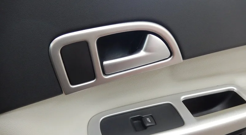 Stainless steel Inner Interior Inside Door Handle Cover Frame Trim for Volvo C30