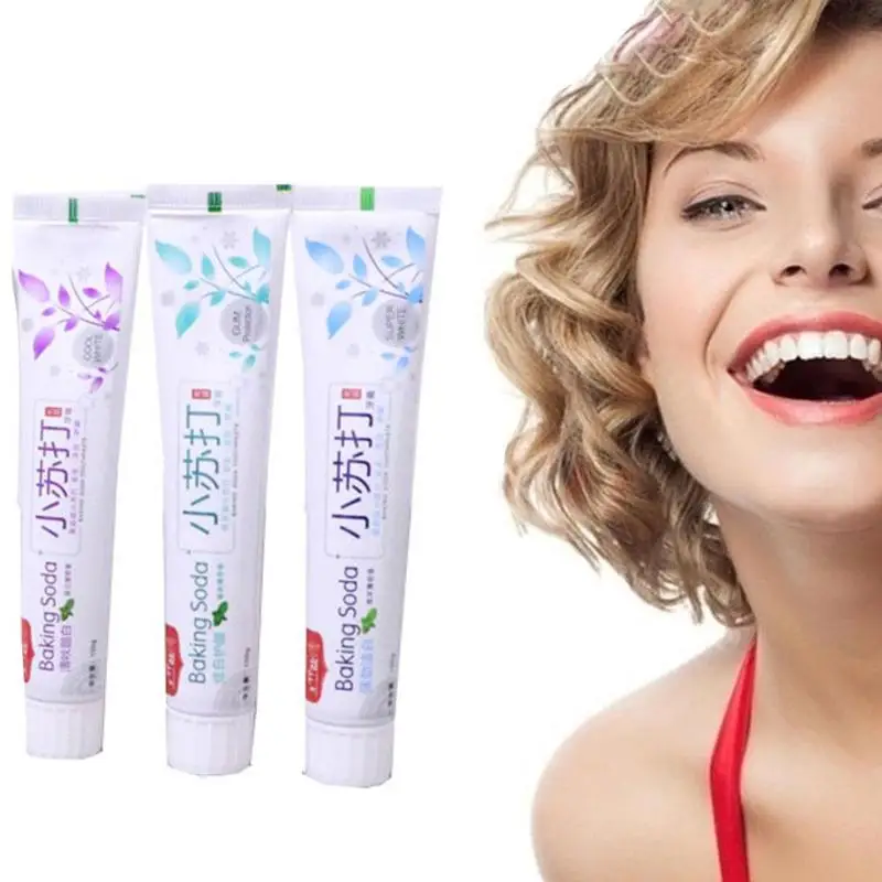 

100g Baking Suda Toothpaste Peroxide Whitening Clean Mint Fresh Tone Salt Random Cannot Be Specified