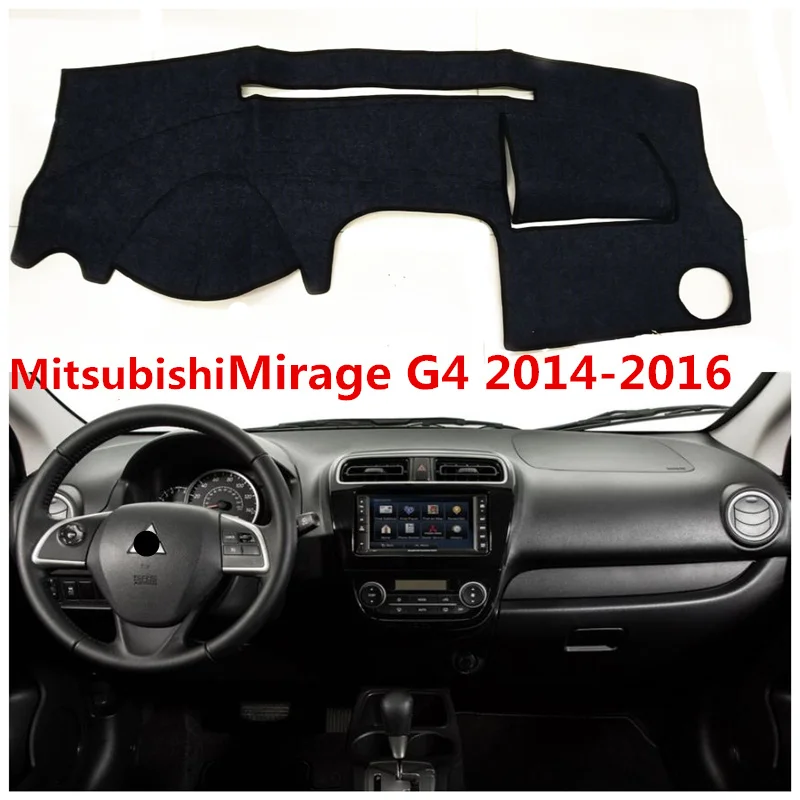Коврик на приборную панель автомобиля Taijs для Mitsubishi Mirage G4 2014 2016 левый руль