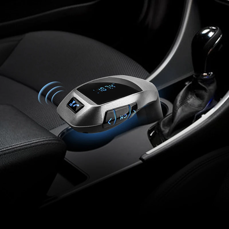 Автомобильный Bluetooth беспроводной fm-передатчик MP3 радио адаптер плеер автомобильные аксессуары с TF картой U диск для iPhone samsung X5 от CDEN