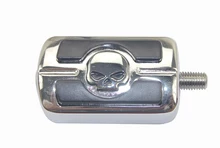 Chrome Skull Heel Toe Shifter Peg For Dyna Low Rider Convertible FXDS CONV 94