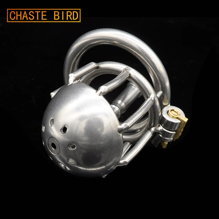 Новинка мужское кольцо целомудрия Chaste Bird из нержавеющей стали с клеткой для