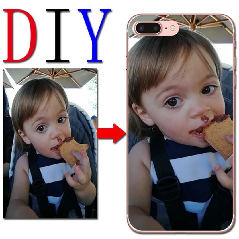 DIY custom design own name Customize printing your photo picture phone soft silicone case cover for Vodafone Smart pro 7 pro7 | Мобильные