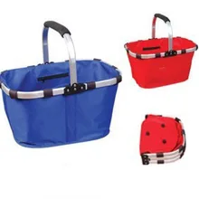 Портативная Большая складная корзина для пикника в автомобиле из ткани Оксфорд, корзина для покупок