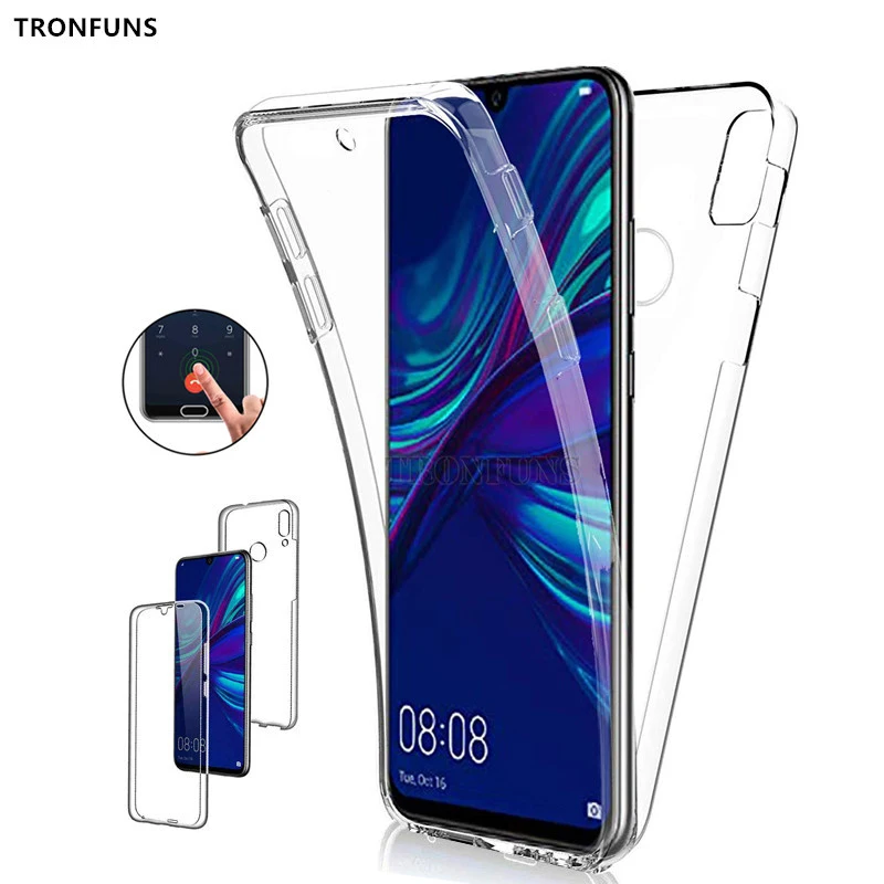 Двойной 360 полноразмерный мягкий чехол для Huawei Honor 10i силиконовый 10 Lite Honor10i фонарь