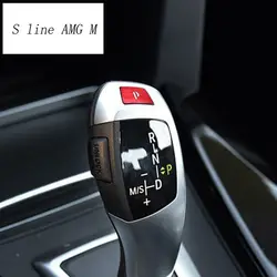 Автомобильный Стайлинг Стиль рычаг переключения передач рукав крышки кнопок наклейки для BMW 3 4 Serise F30 F32 F34 3gt авто аксессуары для интерьера