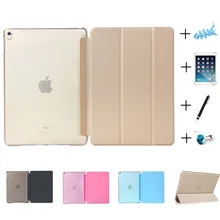 Ультратонкий Умный Магнитный пластиковый чехол из искусственной кожи с кристаллами для нового iPad 9,7 дюйма Air 1 A1822 A1823 A1893 A1954