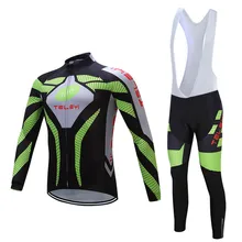 Велосипед teleyi Team Racing Велоспорт Джерси Весна с длинным рукавом Одежда для велоспорта Ropa Ciclismo дышащая велосипедная одежда велосипед Джерси