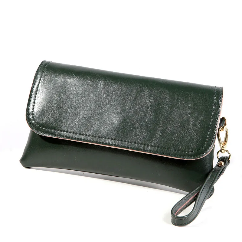 

The new hot trend Calfskin Clutch bag fashion beautiful hand-stitched decorative Hand bag convenient practical clutch purse