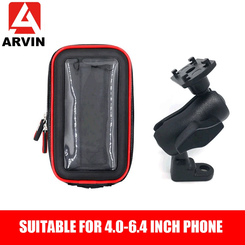 Водонепроницаемая мотоциклетная сумка для телефона ARVIN держатель IPhone X 8P Samsung S9 +