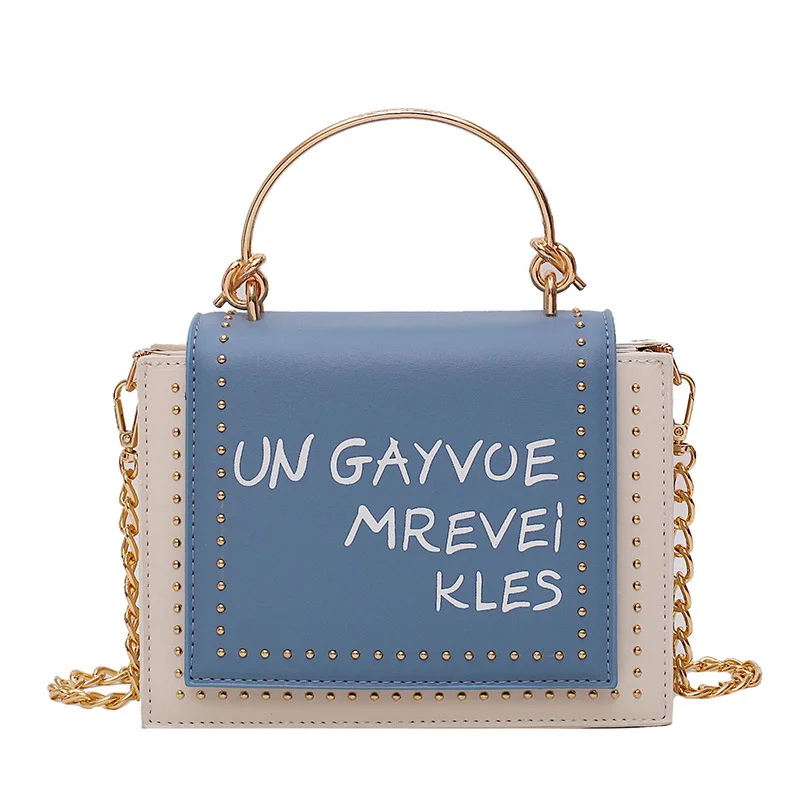 

Contrast small bag handbag 2019 new wave Korean version of the wild shoulder bag Messenger bag small square bag