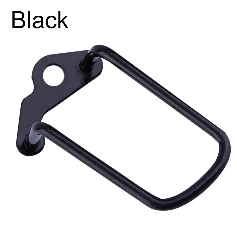 1Pcs Adjustable Steel Bicycle Mountain Bike Rear Gear Derailleur Chain Stay Guard Protector Outdoor Cycling Accessories Durable - Цвет: Black