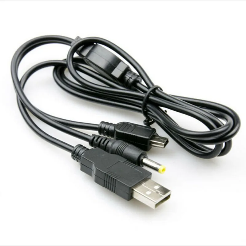 

2 in 1 USB Charger Cable Data Transfer Power Charging Cord For Sony PlayStation Portable PSP 1000 2000 3000 to PC Sync Wire Lead
