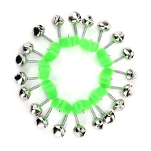 Новинка 10 шт./партия рыболовная сигнализация пластиковая сигнализация для укуса рыболовный колокольчик рыболовные снасти аксессуары