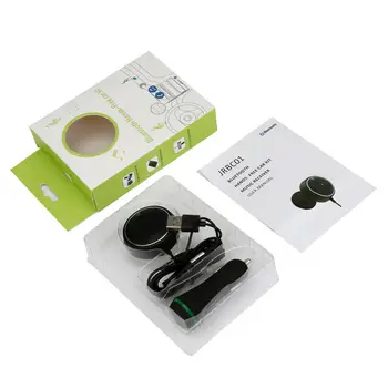 

OMESHIN New Jrelecs JRBC01 Plus Bluetooth 4.0 Car Kit Hands-Free Wireless Talking &Music Aug 31 dropship