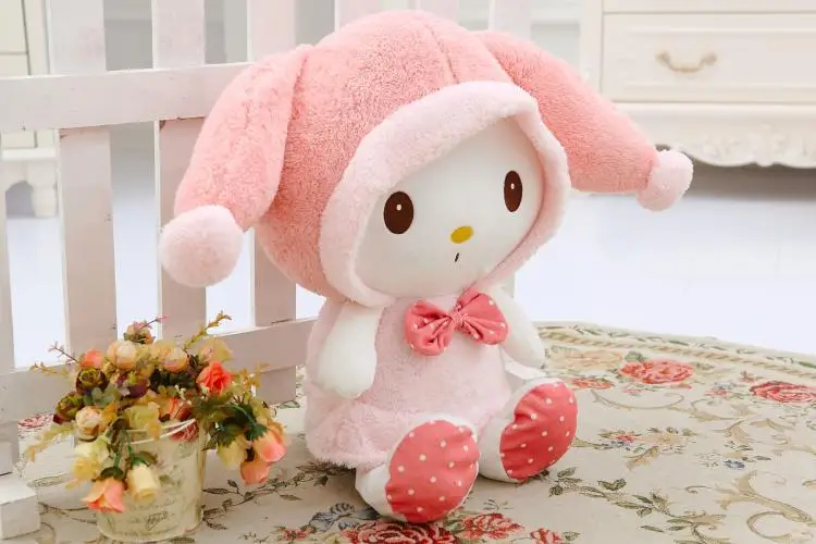 13," 35 см дизайн розовая шляпа My Melody милый кролик мягкие плюшевые игрушки кукла детский подарок на день рождения украшение дома