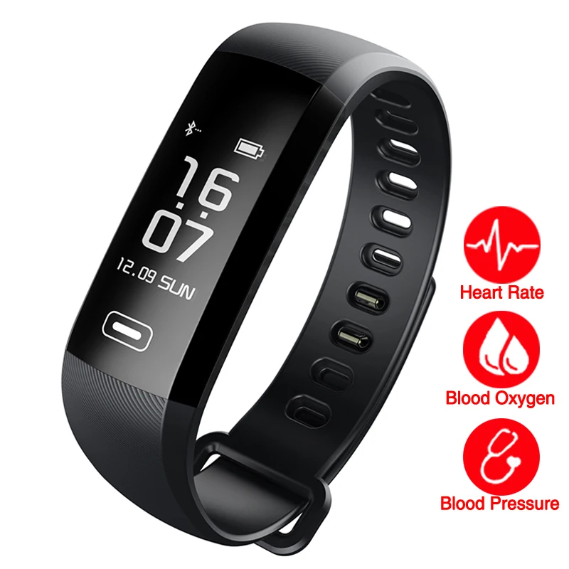 M2 PRO R5MAX Screen Smart Call Reminders Fitness Bracelet Weather Forecast Blood Pressure Blood oxygen Heart