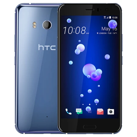 Htc U11, 64 Гб ПЗУ, 4 Гб ОЗУ, две sim-карты, разблокированный LTE Android 5,5 дюймов, 12 МП и 16 МП, Восьмиядерный процессор Snapdragon 835, NFC, отпечаток пальца, type-C - Цвет: white