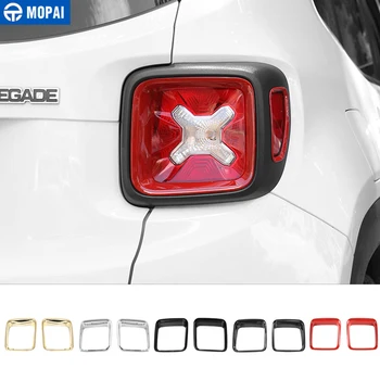 

MOPAI Car Exterior 2PCS ABS Tail Light Guard Decoration Cover Stickers For Jeep Renegade 2015-2017 Car Styling
