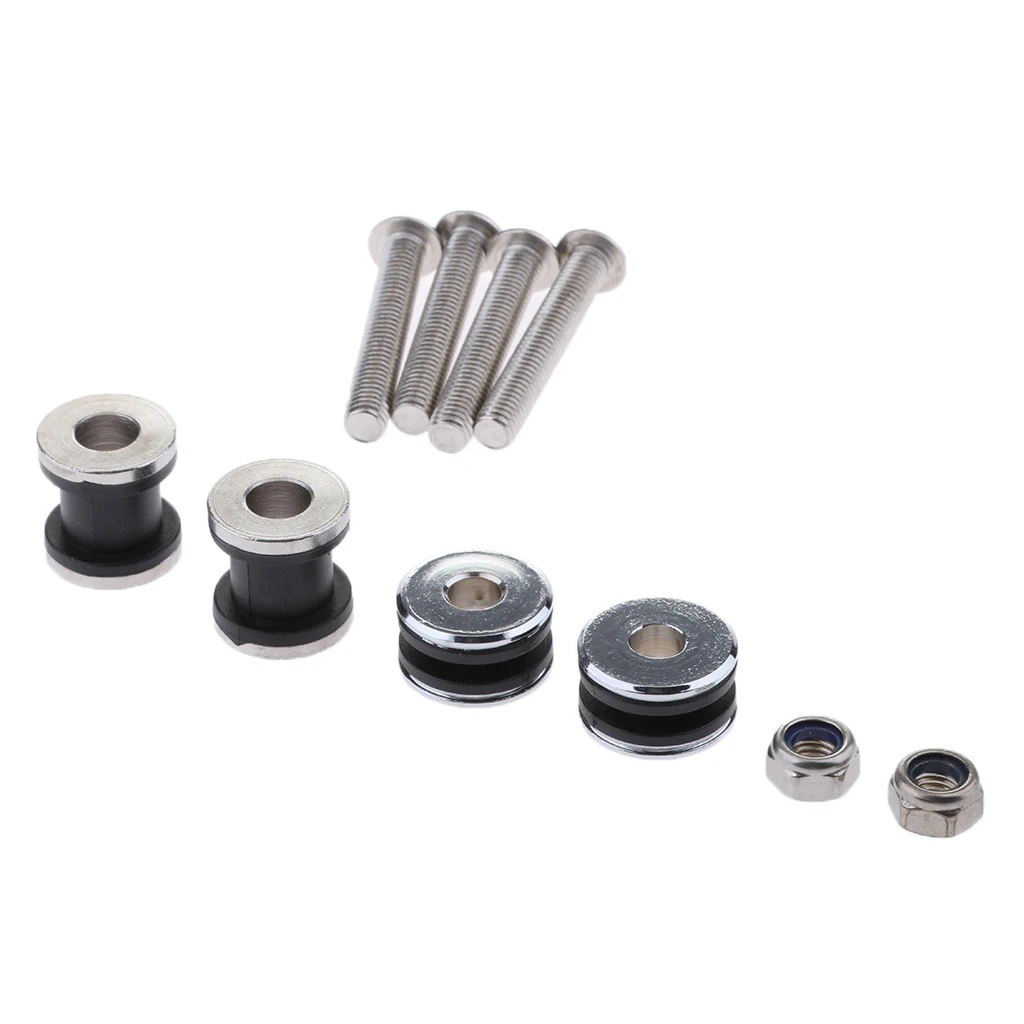 1 Set Detachable Back Rest Docking Hardware Kit for Harley 2014-later XL1200T Models