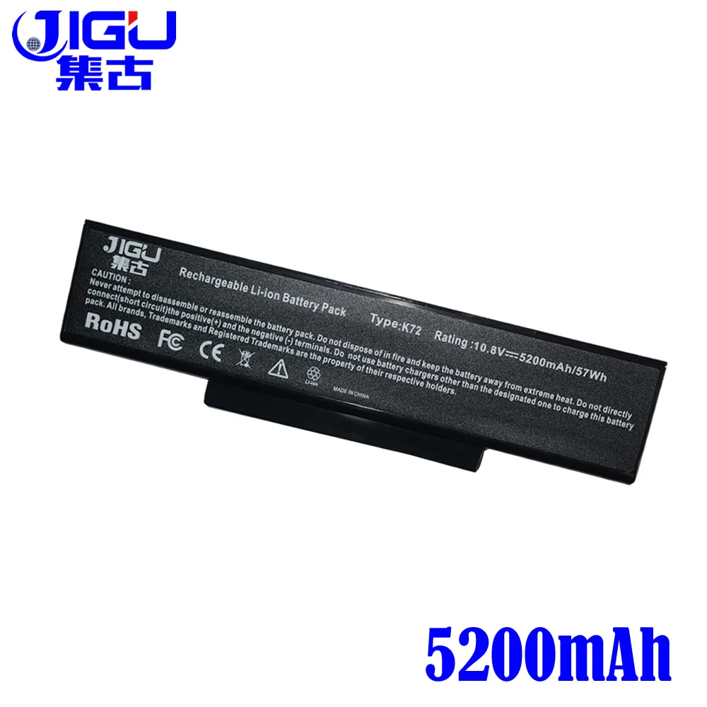 JIGU 6 ячеек Аккумулятор для ноутбука ASUS K72JK серии K73 N73JF X77JQ K72JL K73E N73JG X77JV K72JM K73J N73JN|laptop
