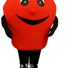 Талисман красный костюм яблочного талисмана Модный на заказ костюм аниме косплей наборы маскарадный костюм карнавальный костюм