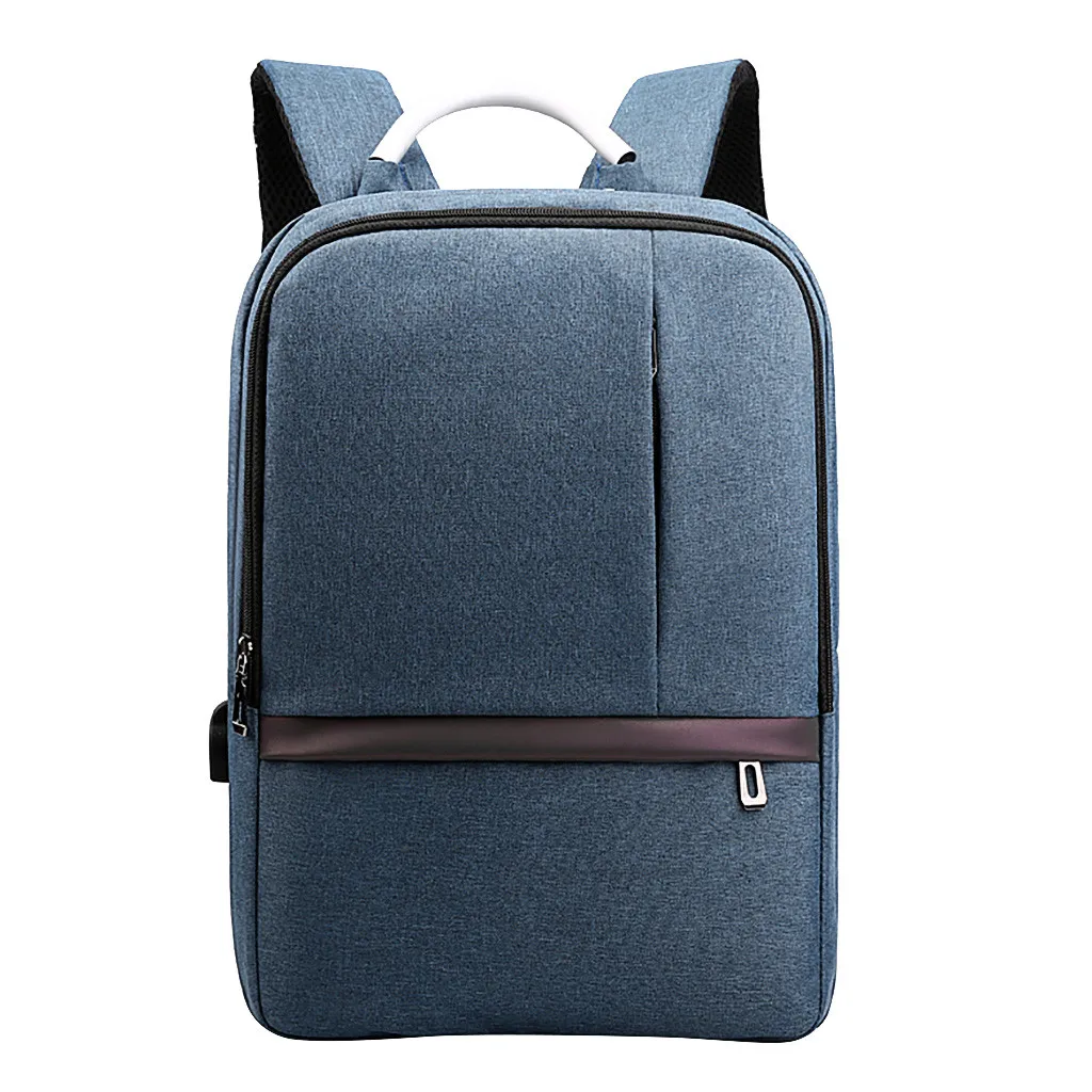 Aelicy женский рюкзак для ноутбука с USB, противоугонные Компьютерные рюкзаки, водонепроницаемая школьная сумка, мужская деловая дорожная сумка, рюкзак - Цвет: BU