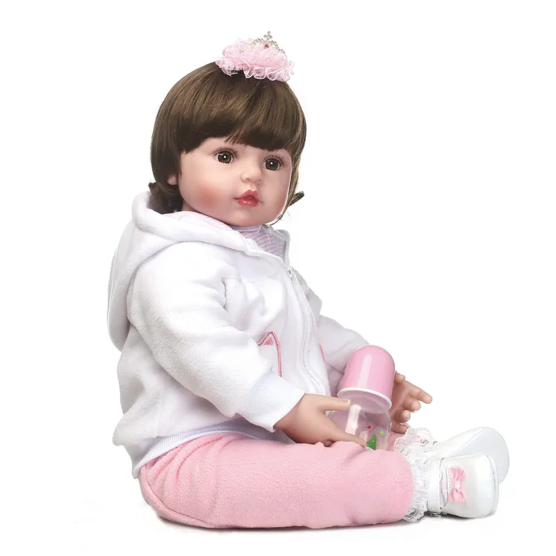 55 см силиконовые игрушки Reborn Baby Doll моделирование виниловые куклы принцессы подарок на день рождения для девочек игрушка для сна коллекция