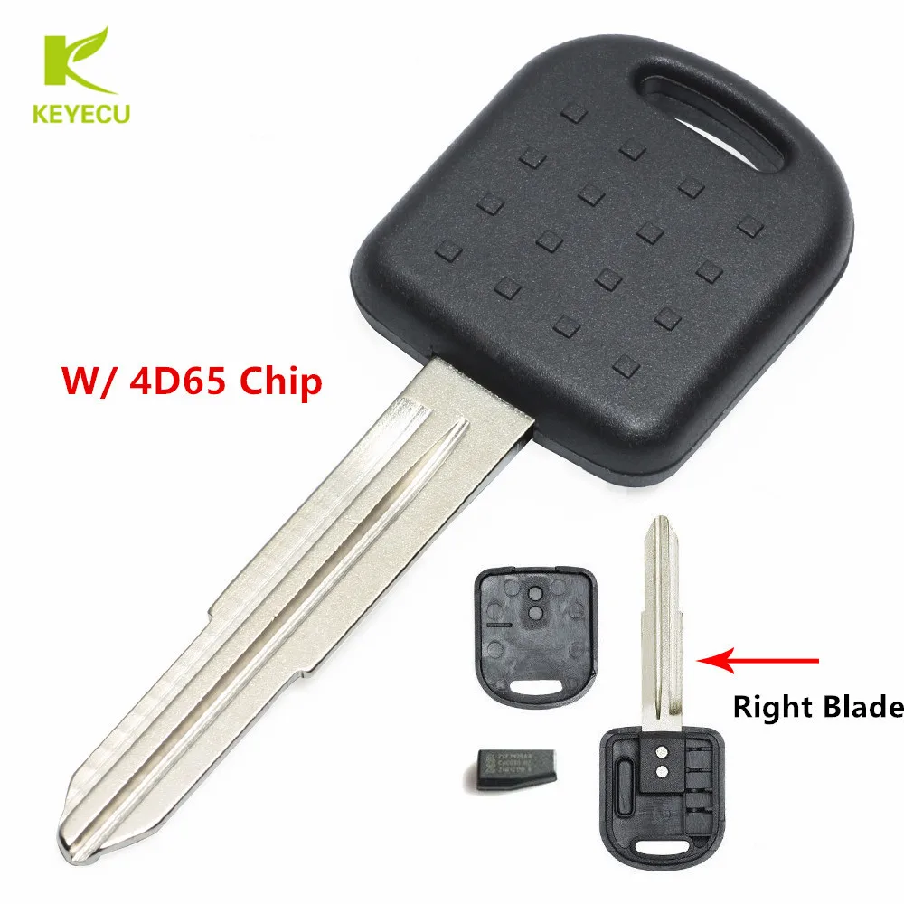 KEYECU New Replacement Transponder Key Fob With Chip 4DID65 for Suzuki
