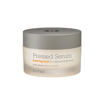 

BLITHE Pressed Serum Gold Apricot 50ml Face Cream Brightening Facial Serum With 31% Apricot Extract Prevents Freckles and Dark