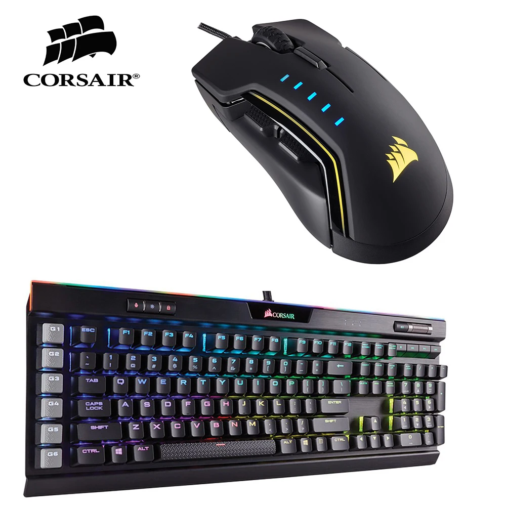 Corsair K95 Platinum RGB Wired Gaming Mechanical Keyboard Brown Switch