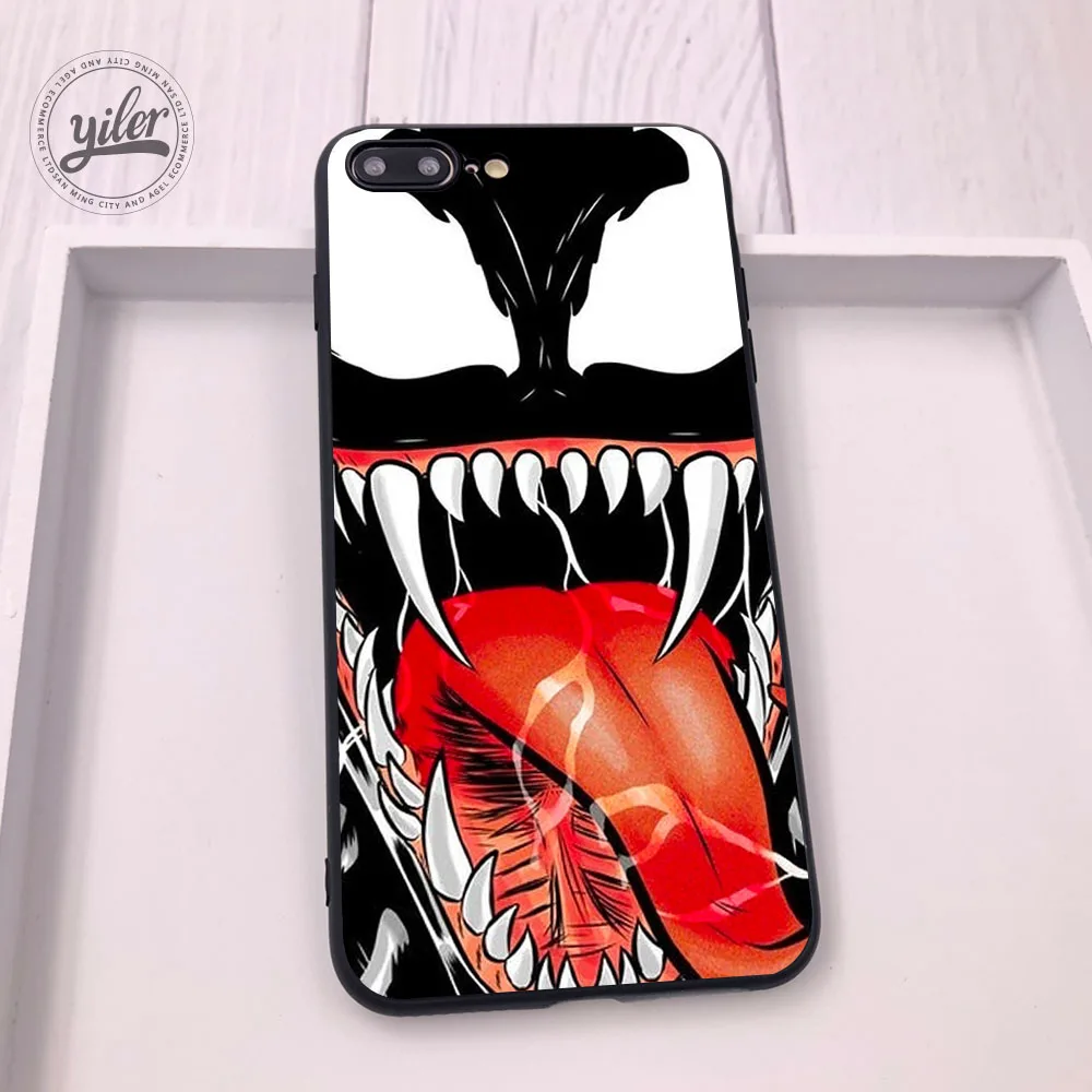 Venom для Fundas iPhone 11 Pro XS Max чехол для iPhone 8 Plus XR Coque чехол для iPhone 5S 6 7 Plus SE X 11 чехол для телефона - Цвет: 02