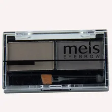 Горячая Распродажа, Профессиональные Тени для век, макияж бровей, 4 цвета, пудра для бровей+ восковая Палетка для бровей+ кисть MS0234F MEIS