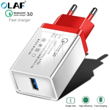 Олаф USB зарядное устройство Quick Charge 3,0 для iphone 7 8 Plus Xs X QC 3,0 зарядное устройство для телефона для Xiaomi Redmi Note 7 для huawei mate 20 pro
