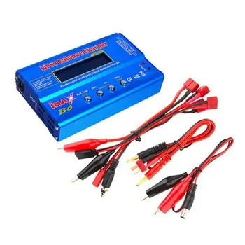 

Battery Lipro Balance Charger Mini Portable B6 Charger Lipro Digital Balance Charger with 12V 6A Power Adapter