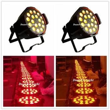 

(12pcs+2Flycase) 18x15w par led rgbwa zoom dmx wash lyre dj led par light auto sound par cans led wash rgbw a par