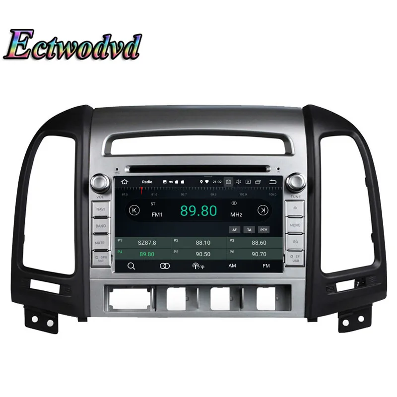 Top Ectwodvd Octa Core 4G RAM 64G ROM Android 9.0 Car Multimedia DVD Player GPS HeadUnit for Hyundai SANTA FE 2012 2013- 6