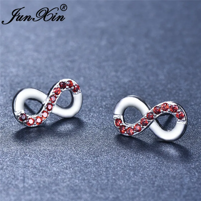Lady Charming Austrian Crystal Stud Earrings Set Dangle for Women Grils Sea Blue
