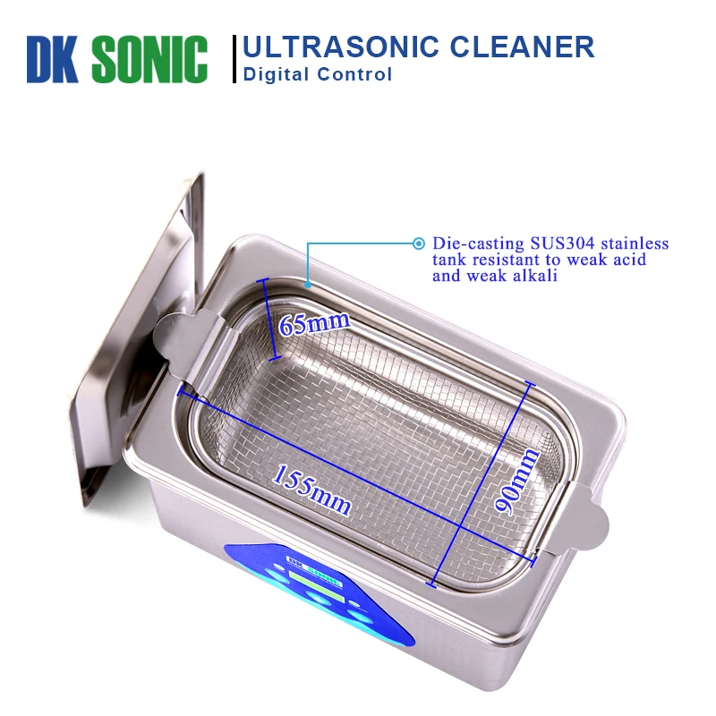 DK sonic Digital 800 мл Ultra sonic Cleaner 35 Вт 42 кГц Бытовая ультразвуковая ванна для ювелирных изделий часы цепи очки монеты стоматологические